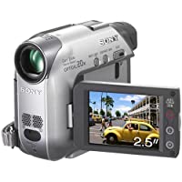 Sony Camcorder MiniDV DCR-HC22E 0-8 MP CCD - Videocámara (0-8 MP- CCD- 25-4-6 mm (1-6&quot-)- 20x- 800x- 2-3-46 mm)
